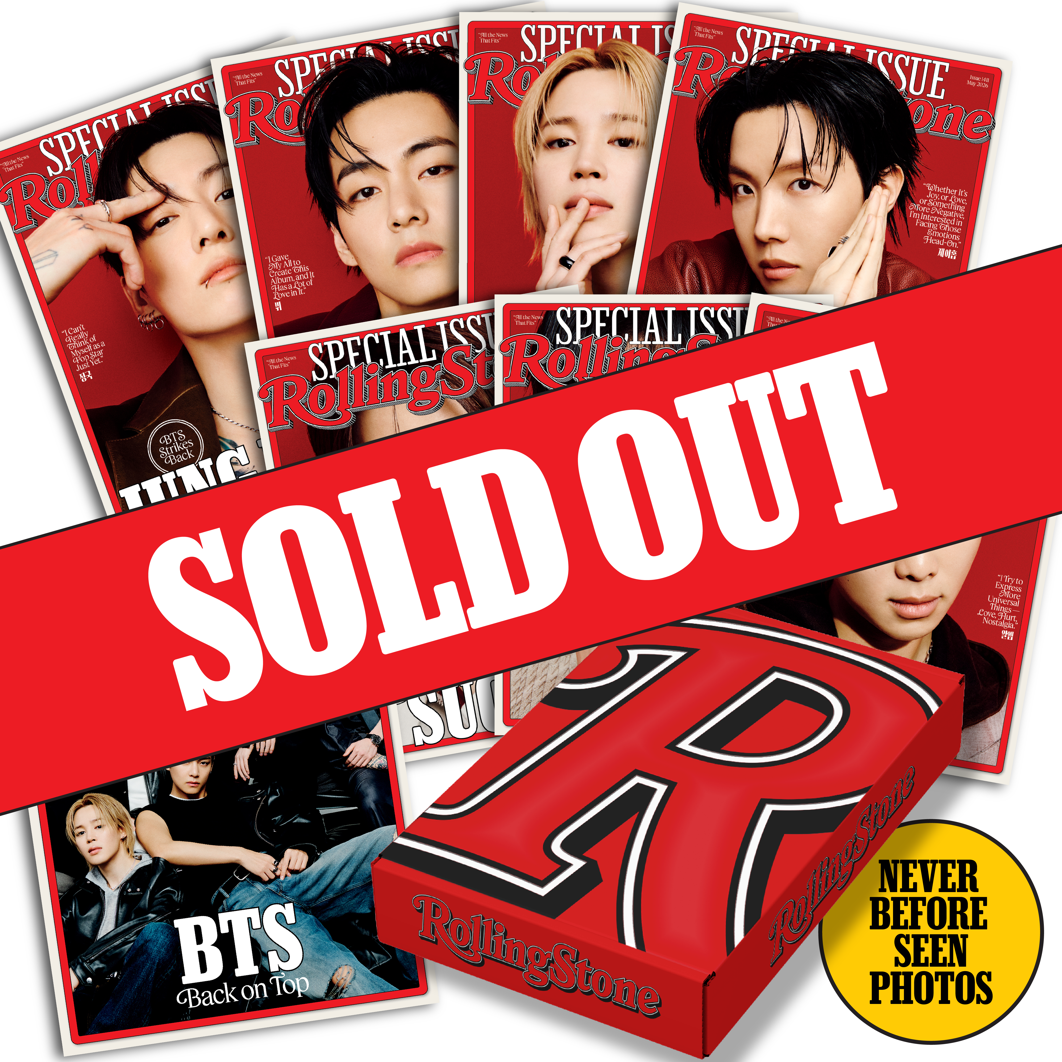 BTS ローリングストーンマガジン　コレクターズボックス BTS Collectors Edition Box Set – Rolling Stone Shop