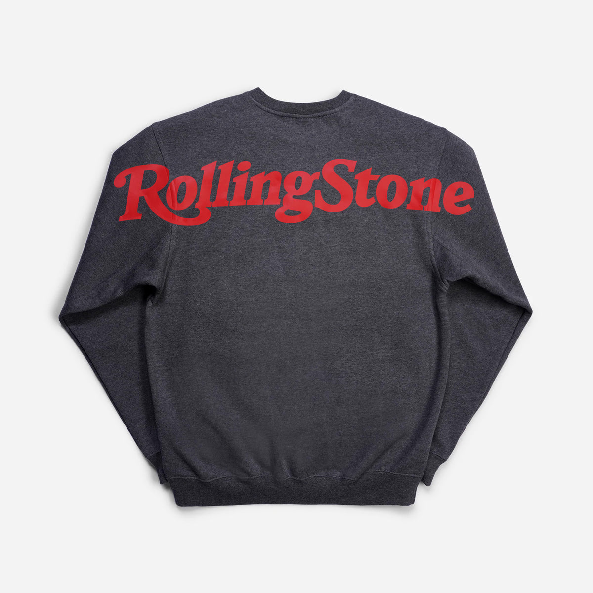 Rolling Stone Modern Jumbo Logo Crewneck - Gray