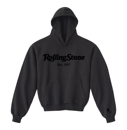 Embroidered Logo Hoodie – Rolling Stone Shop Embroidered Logo Hoodie – Rolling Stone Shop