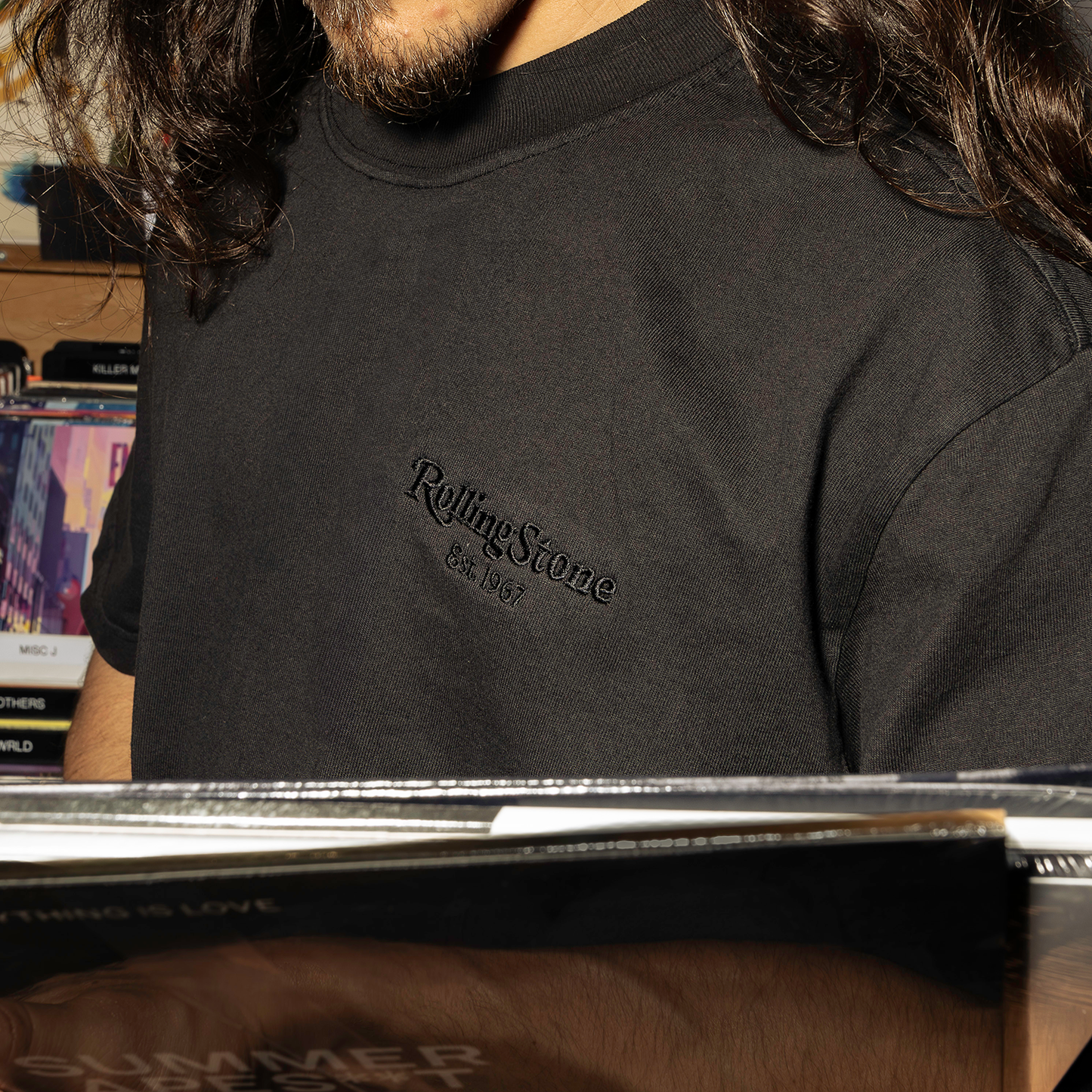 Heavyweight Embroidered Logo Tee