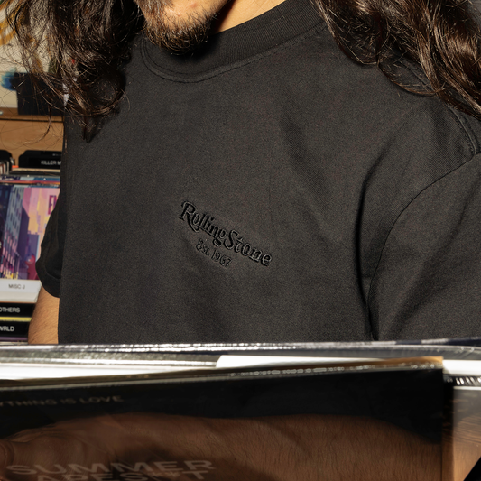 Heavyweight Embroidered Logo Tee