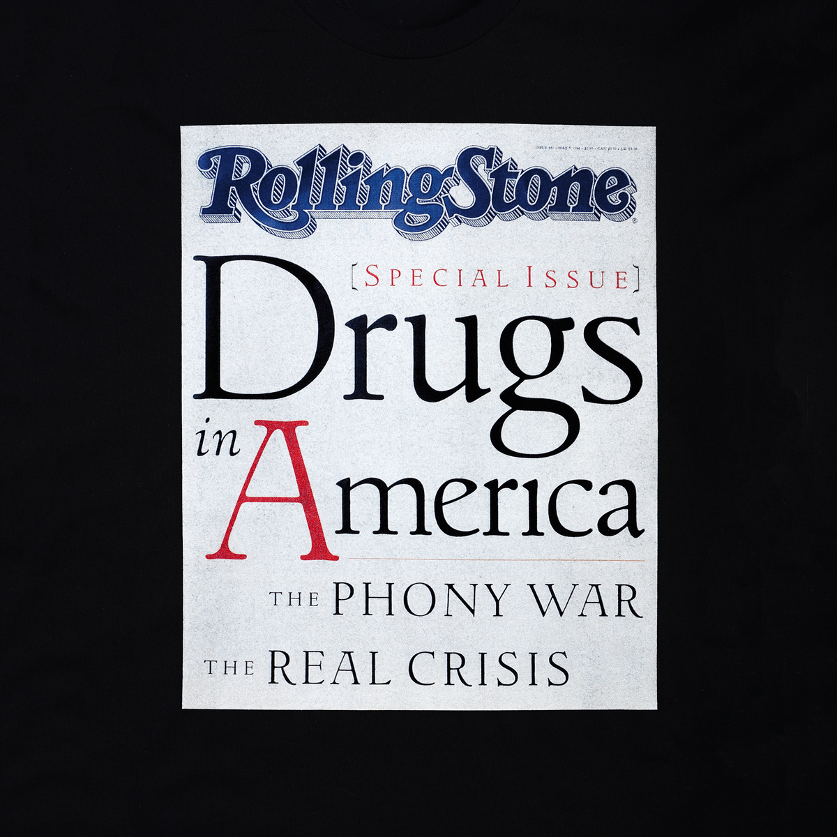 Drugs in America Cover Tee