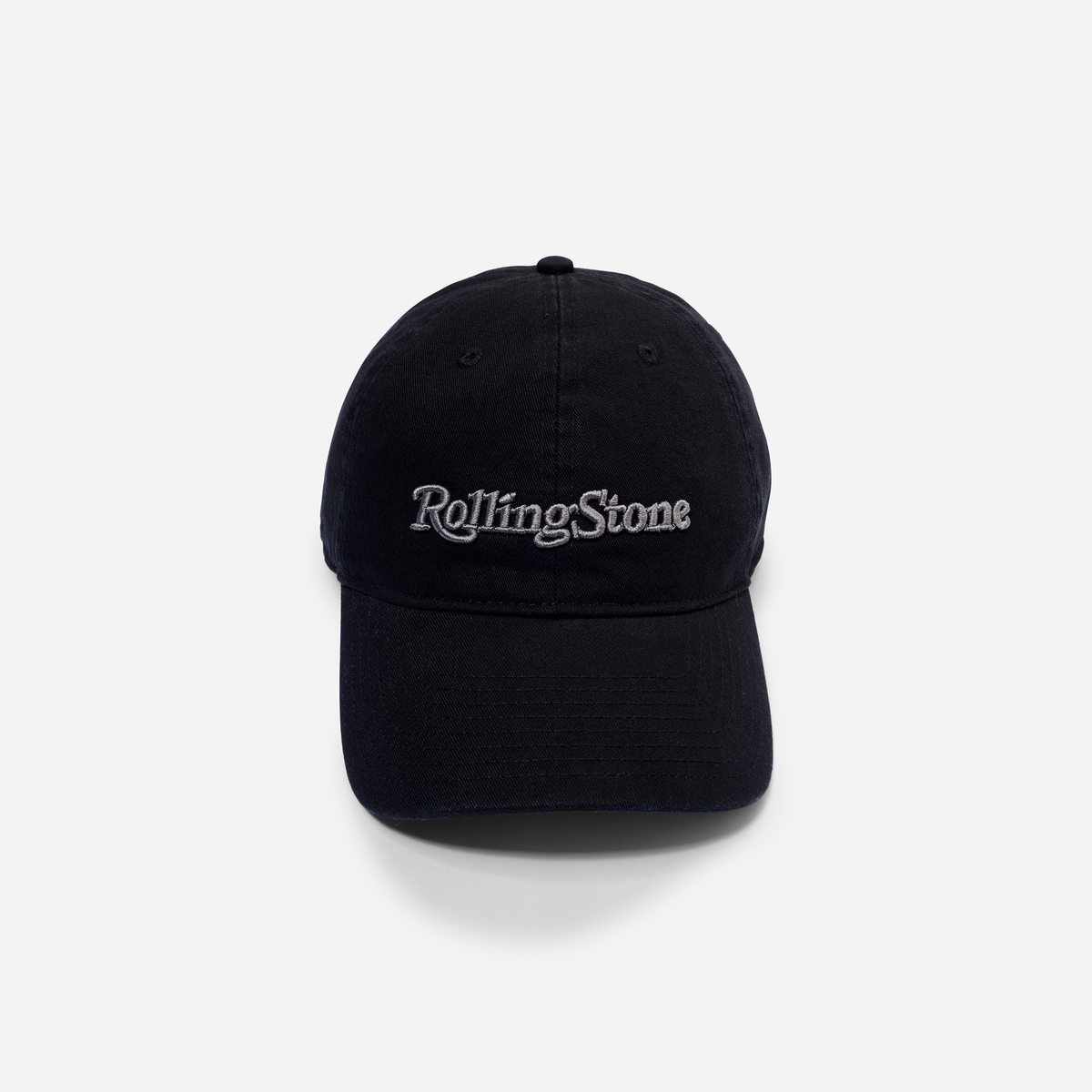 Rolling Stone Modern Logo Dad Hat - Black