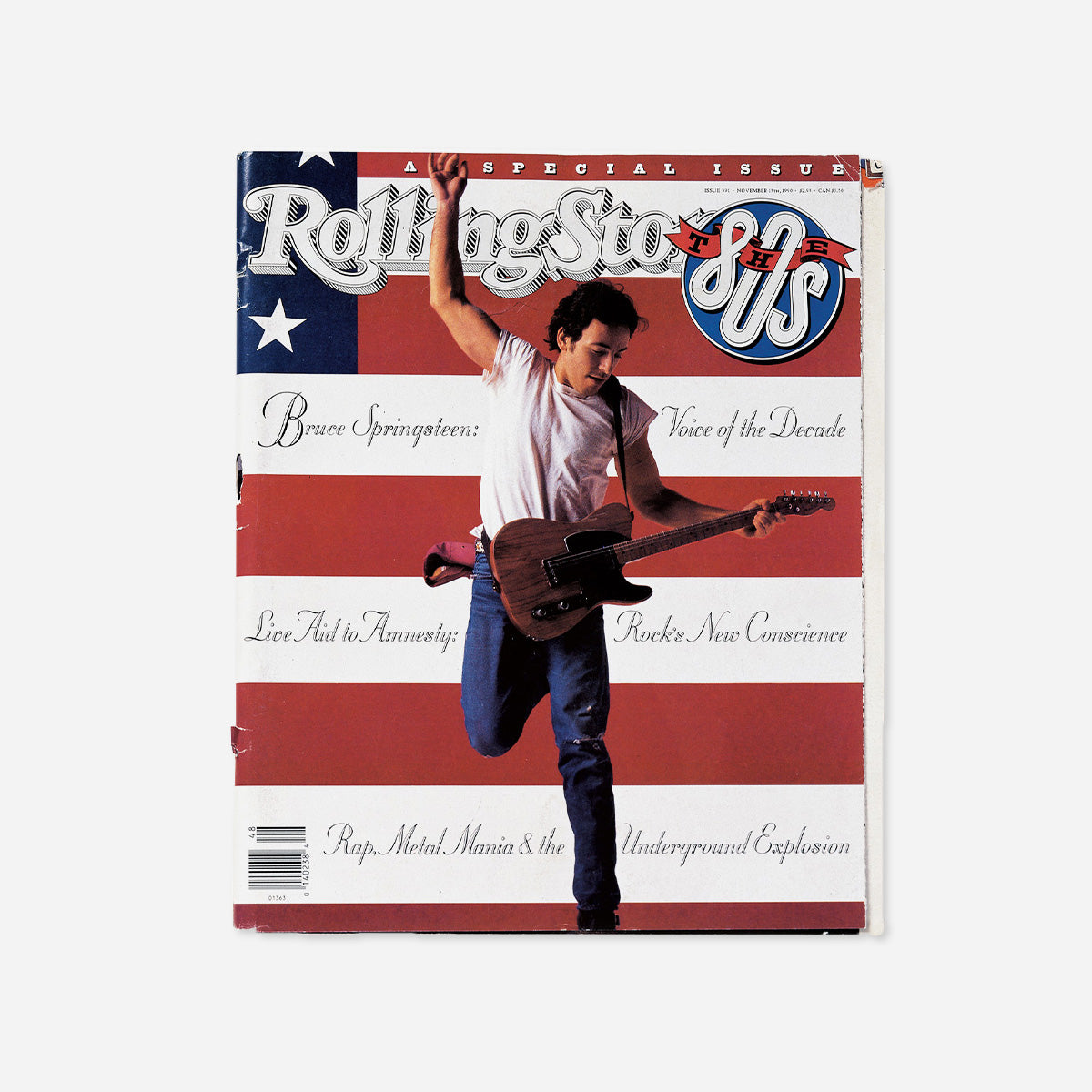 Rolling Stone Magazine November 15, 1990 Featuring Bruce Springsteen (Issue 591)