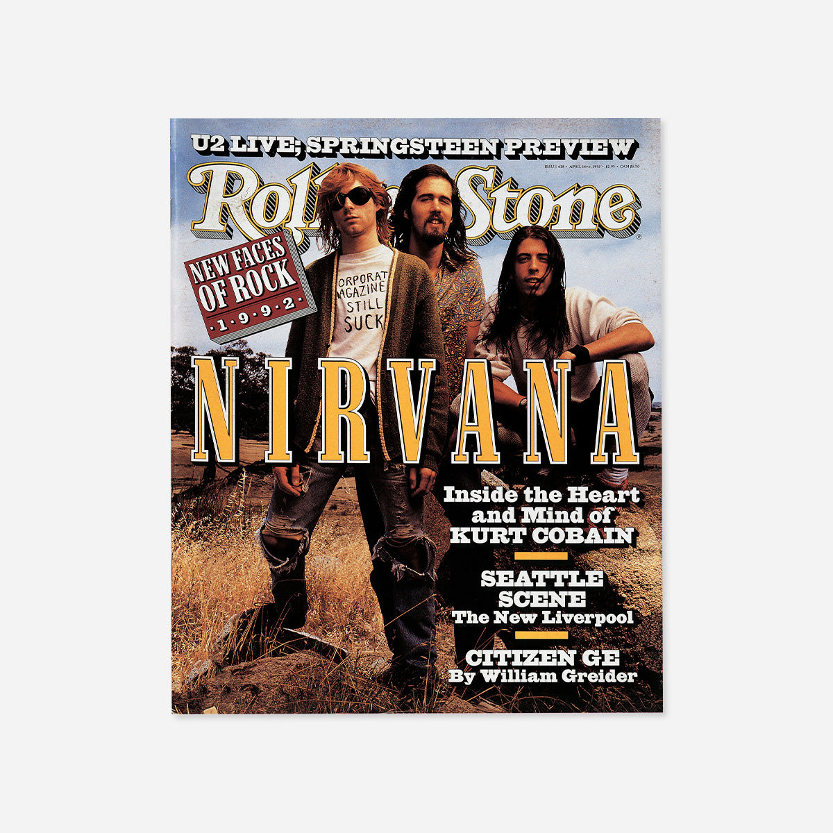 Rolling Stone Magazine April 16, 1992 Featuring Nirvana (Issue 628)