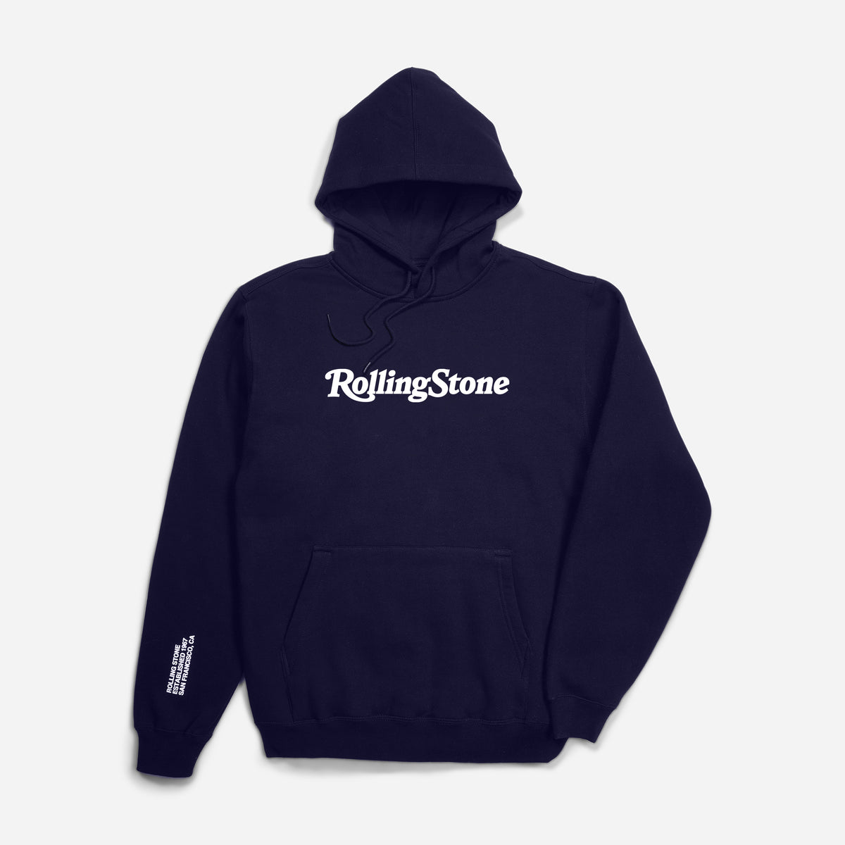 Rolling Stone Modern Logo Hoodie – Navy
