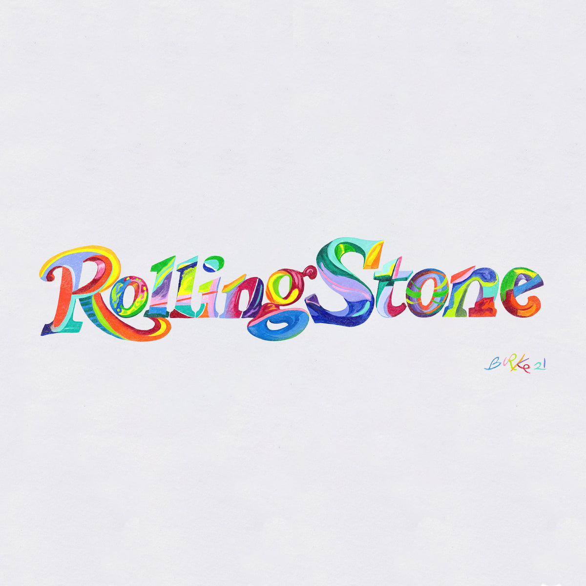 Rolling Stone Special Edition Logo Tee by Philip Burke